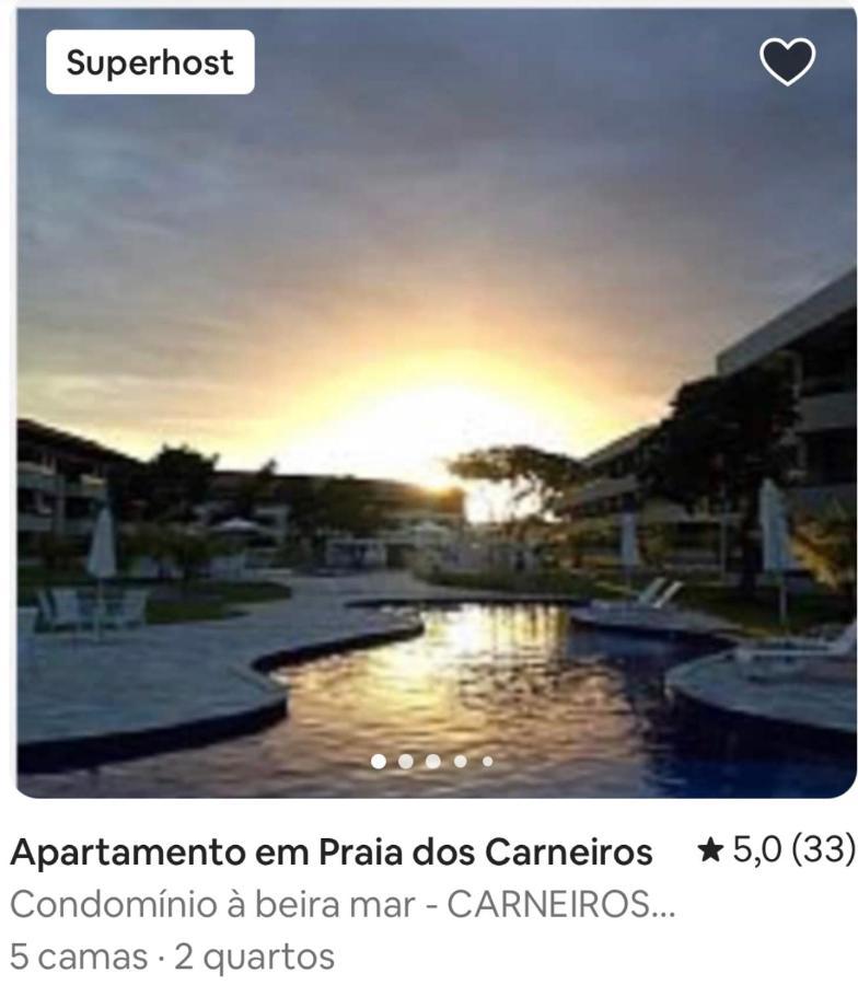 Flat Praia Dos Carneiros - Condominio Na Beira-Mar - Tamandaré Exteriér fotografie